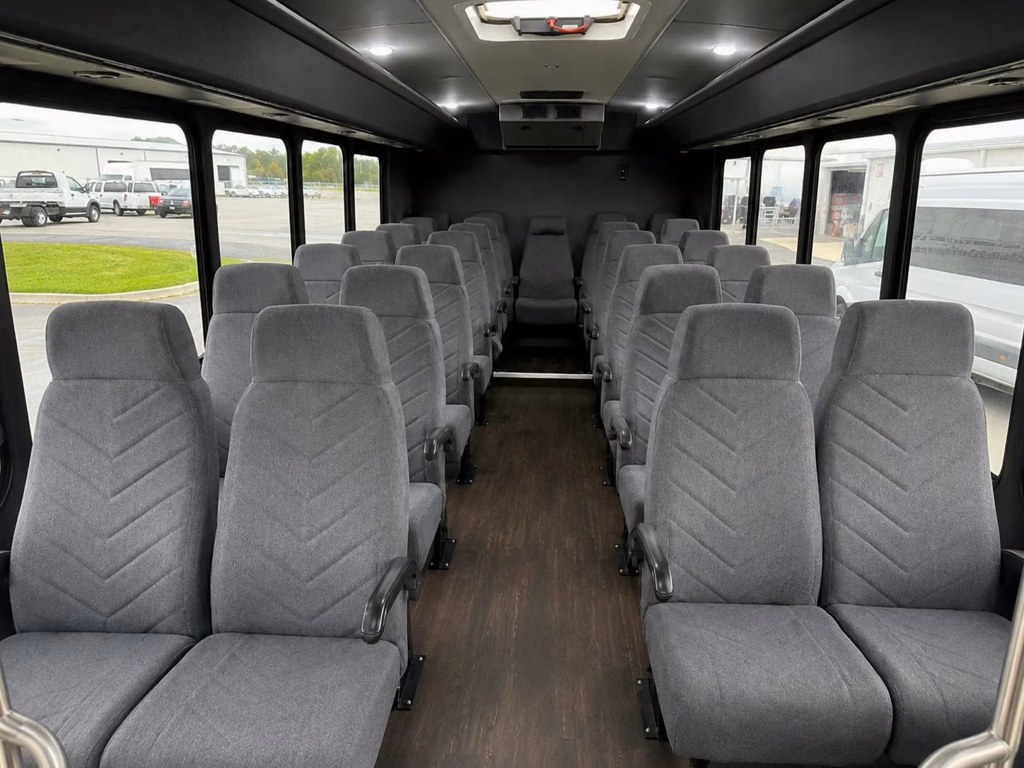 18 passenger minibus interior