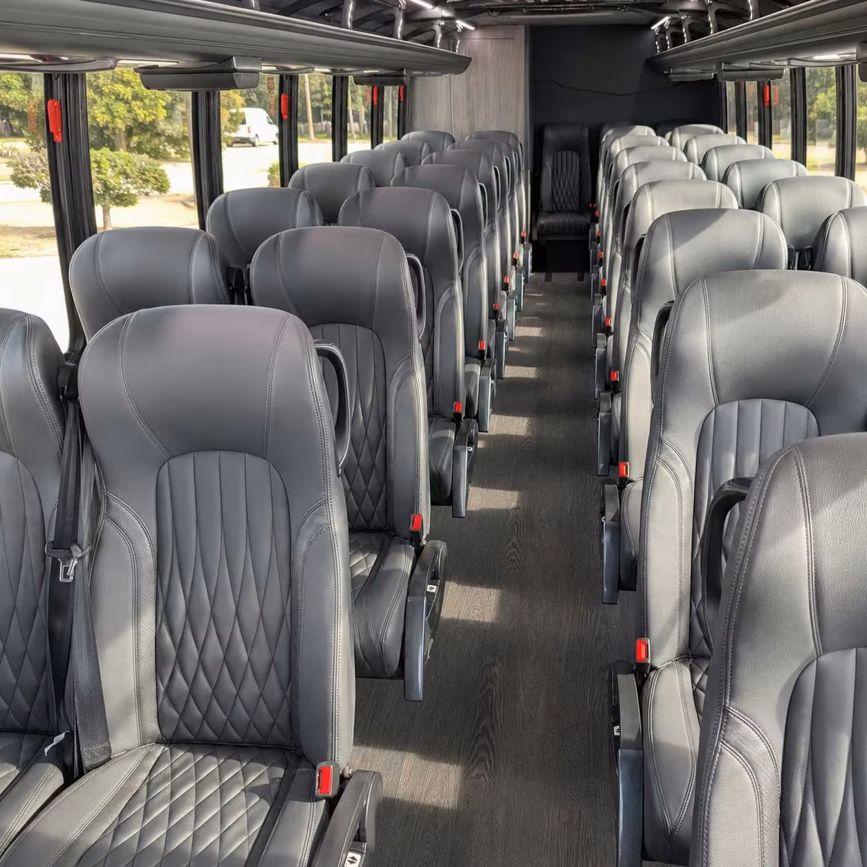 28 passenger minibus inside