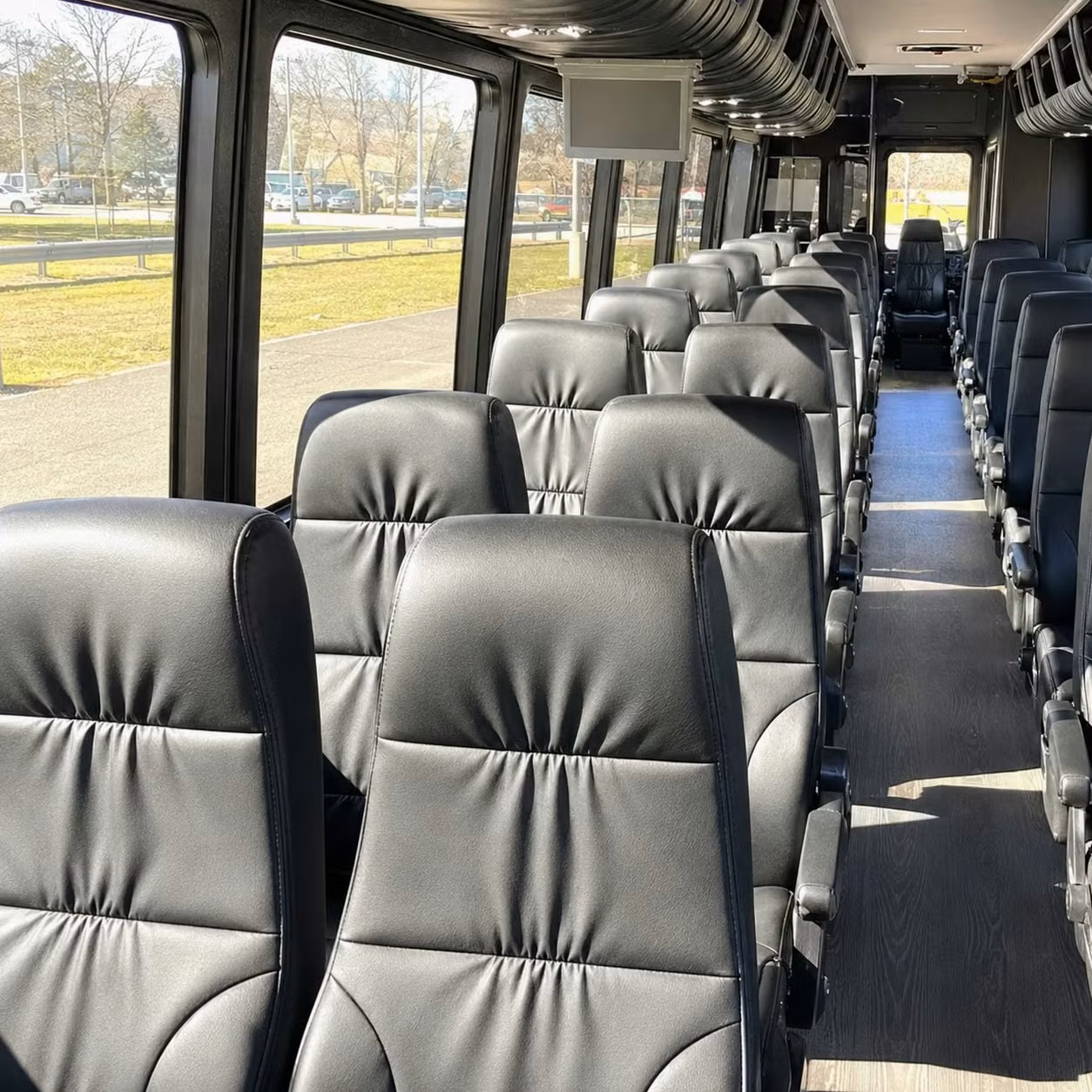 35 passenger minibus inside