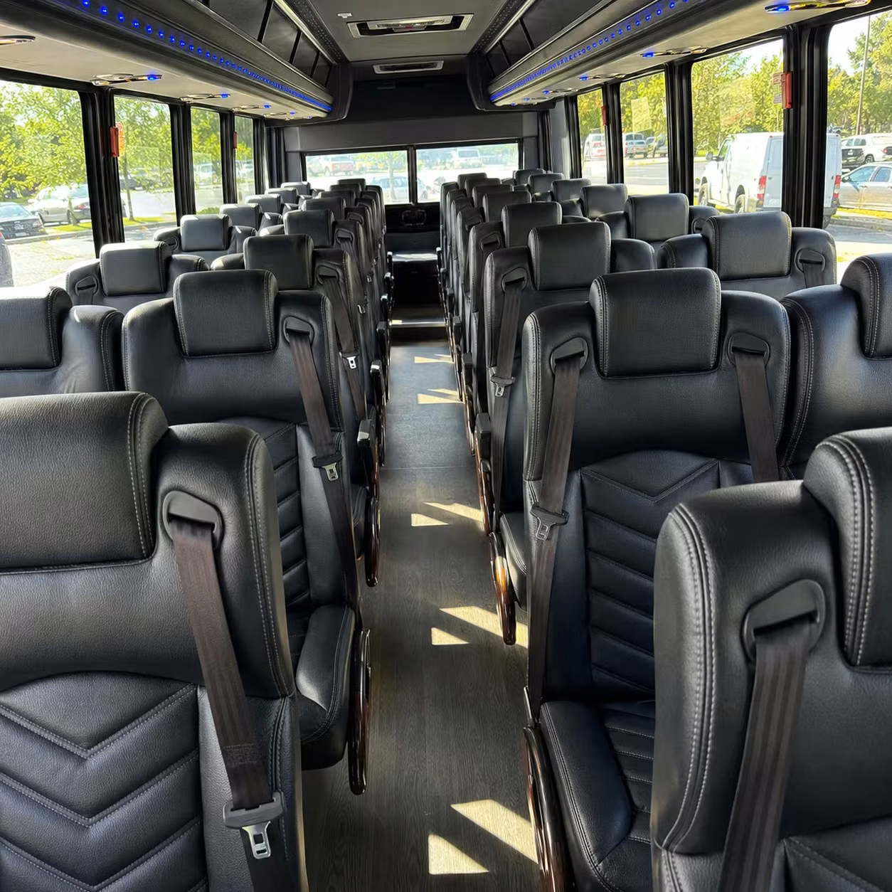 35 passenger minibus interior