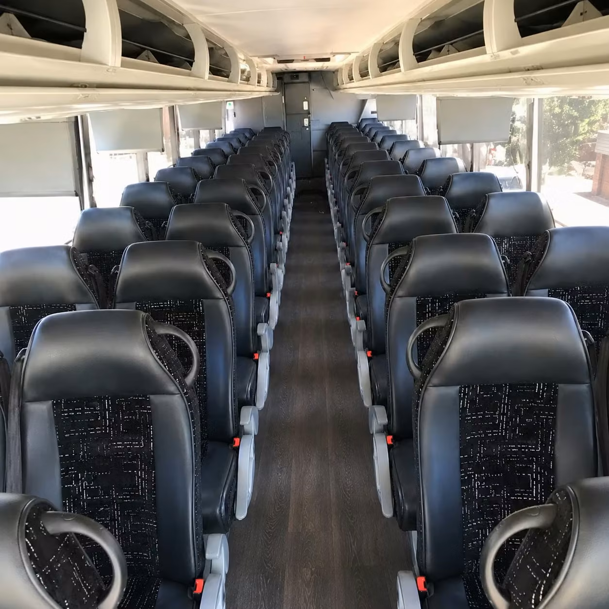 odessa charter bus interior