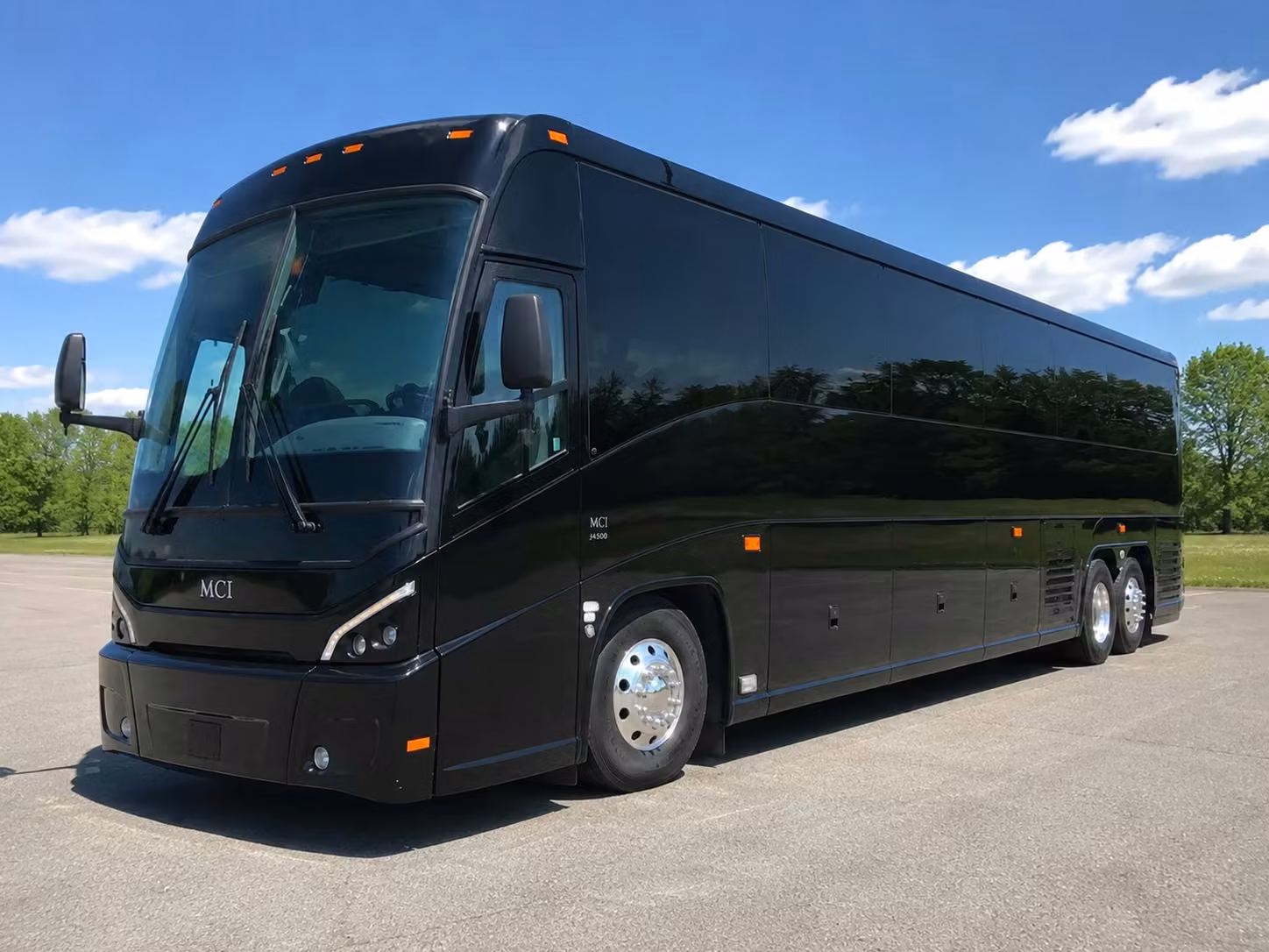odessa charter bus rental exterior